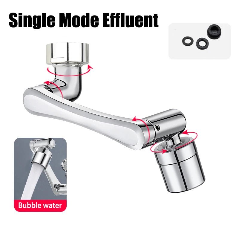 1080° Universal Rotation Faucet Extender Kitchen Robot Arm Extension Faucets Mixer Aerator Head Bubbler Water Tap Nozzle - Le cocon des bébés