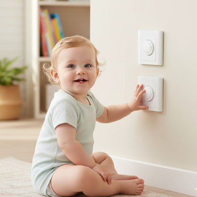 Cache prise | Protection Enfant Sécurisée - Baby Cocoon
