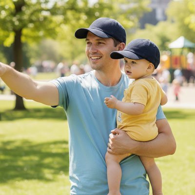 Casquette pour bébé | Protection Soleil Ajustable - Baby Cocoon