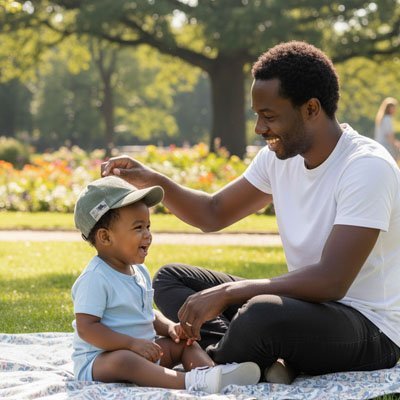 Casquette pour bébé | Protection Soleil Ajustable - Baby Cocoon