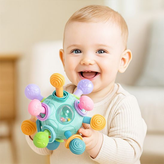 Hochet bébé | Éveil Coloré - Baby Cocoon