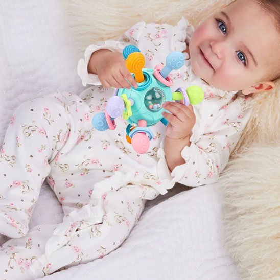 Hochet bébé | Éveil Coloré - Baby Cocoon