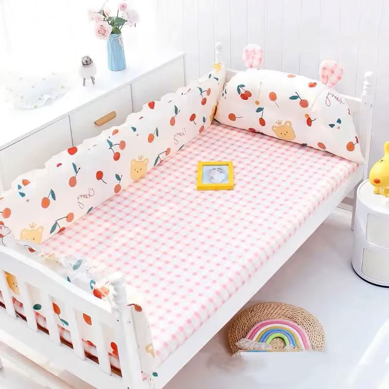 Linge de lit bebe - DouxSommeil™ - Cerises - Le cocon des bébés