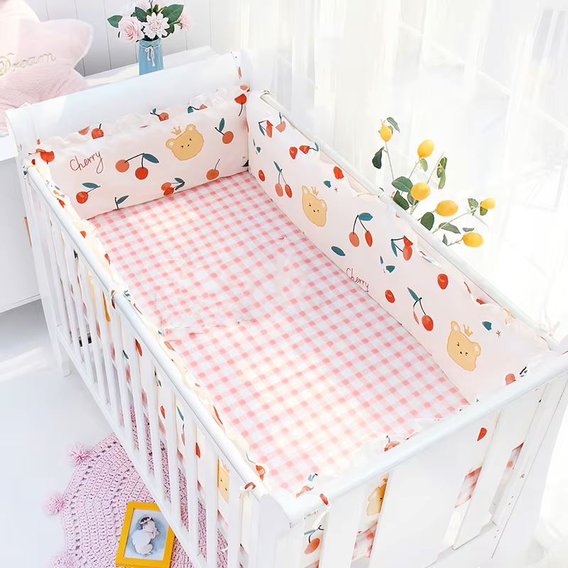 Linge de lit bebe - DouxSommeil™ - Cerises - Le cocon des bébés