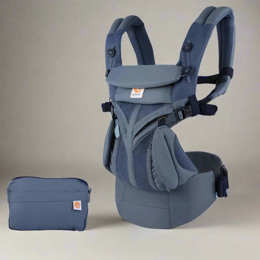 Porte Bébé - BreathBabyBag™ - Bleu Marine - Le cocon des bébés
