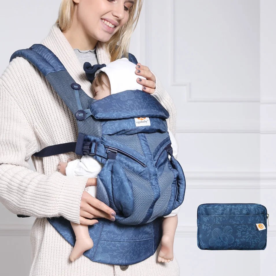 Porte Bébé - BreathBabyBag™ - Bleuprint - Le cocon des bébés