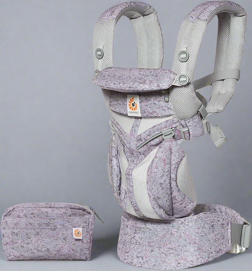 Porte Bébé - BreathBabyBag™ - Mauve Lavande - Le cocon des bébés