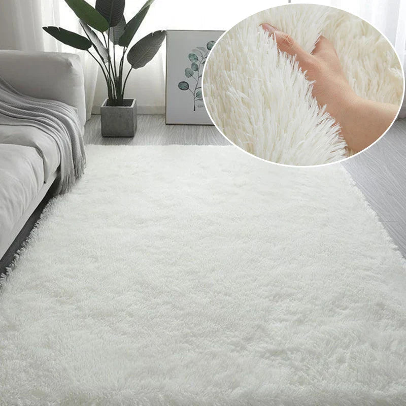 Tapis en Fourrure - HairyRugs™ - Blanc - Le cocon des bébés